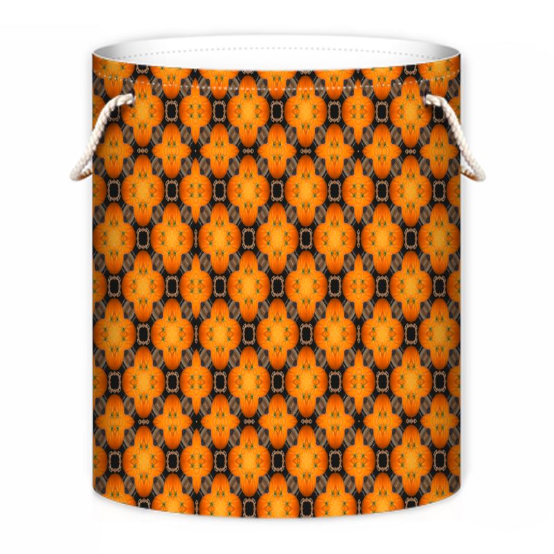 Orange print inspired Laundry bag