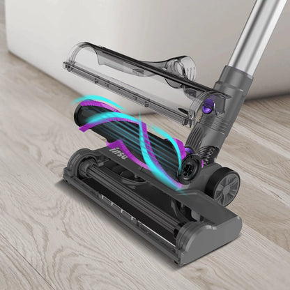 Cordless Vacuum Cleaner,6 in 1 Powerful Stick Handheld Vacuum with 2200Mah Rechargeable Battery,20Kpa Vacuum Cleaner,40Min Runtime,Lightweight Cordless Stick Vacuum for Hard Floor Carpet Pet Hair