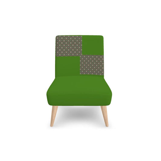 Beautiful motif digital print occasional chair
